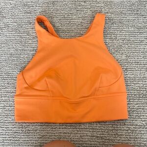 lululemon wunder train long line bra
